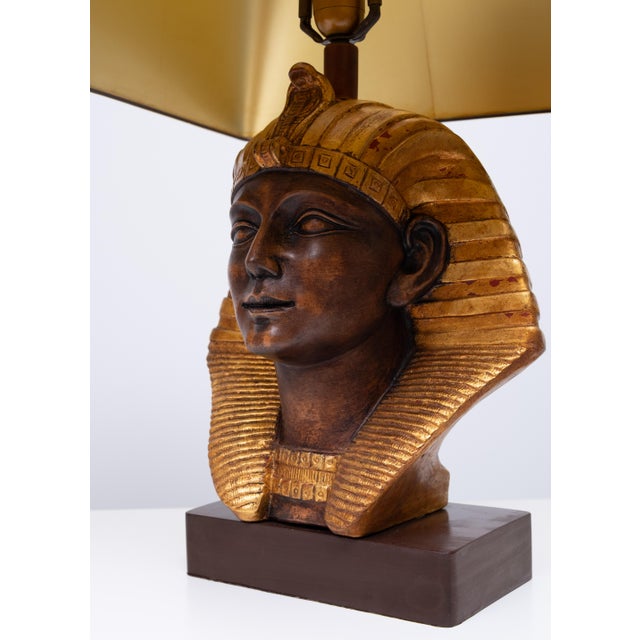 Large Ceramic Toetanchamon Table Lamps, 1970s, Set of 2 For Sale - Image 14 of 18