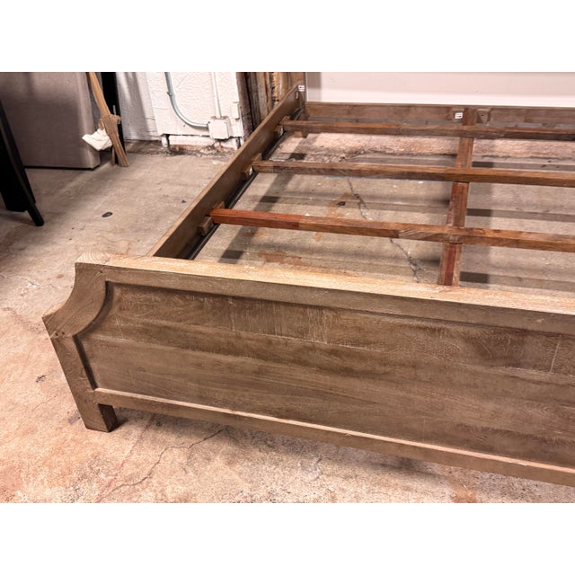Wood California King Zin Home Amelie Wood Bed Frame For Sale - Image 7 of 12