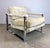 1970s Vintage Modern Chrome & Velveteen Lounge Chair by Adrian Pearsall for Comfort Designs For Sale - Image 5 of 12
