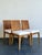 Mid-Century Modern Vintage Woven Cane Dining Chairs - Set of 4 For Sale - Image 3 of 18