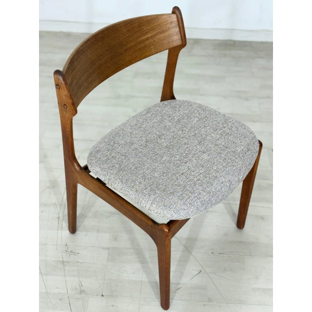 Wood Teak Dining Chairs, Set of 4 For Sale - Image 7 of 12