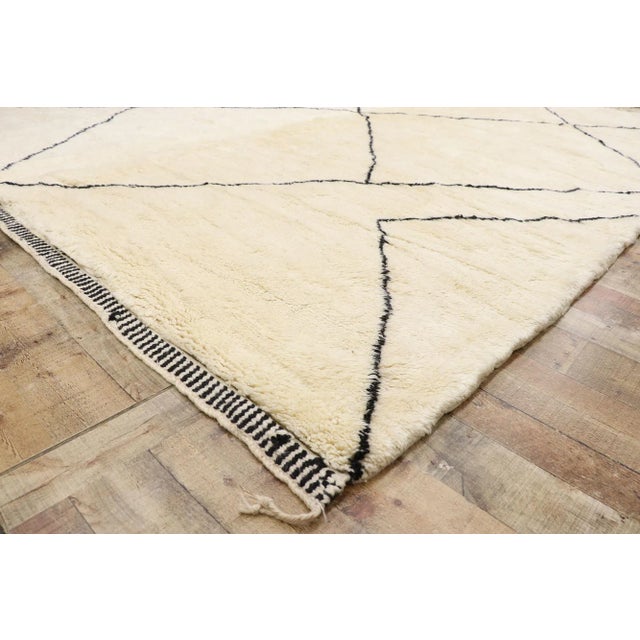 Berber Moroccan Rug - 10'06 X 12'09 For Sale In Dallas - Image 6 of 9