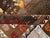 Galerie Shabab Collection Mid-20th Century Handmade Turkish Tribal Room Size Rug in Brown Yellow and Red For Sale - Image 9 of 10