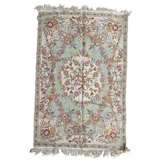 Vintage Aubusson Style Rug For Sale