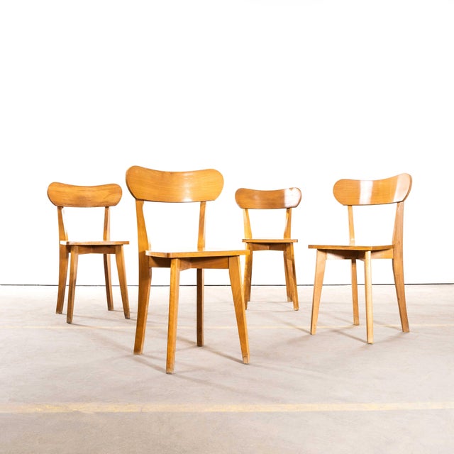 Vintage French Luterma Chapel Dining Chairs in Bentwood, 1950s, Set of 6 For Sale - Image 10 of 12