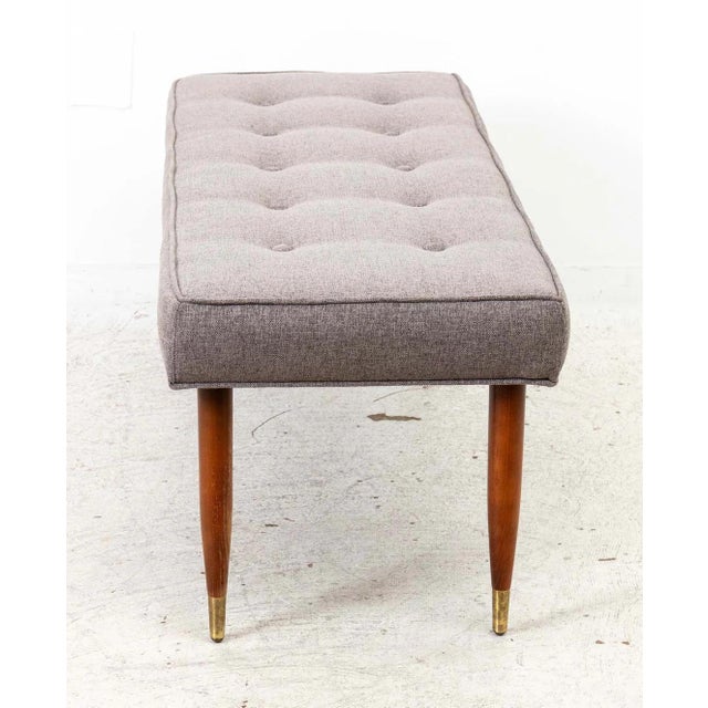 Mid Century Long Bench For Sale In New York - Image 6 of 8