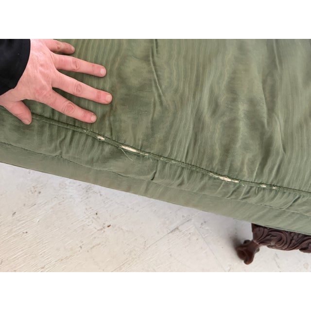 Queen Anne Southwood Queen Anne Style Mahogany Sofa For Sale - Image 3 of 10