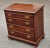 Brown Chippendale Style Mahogany Bachelor Chest With Pull Out Tray Secretary For Sale - Image 8 of 15