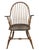 American Antique Continuous-Arm Windsor Spindle-Back Wooden Armchair For Sale - Image 3 of 18