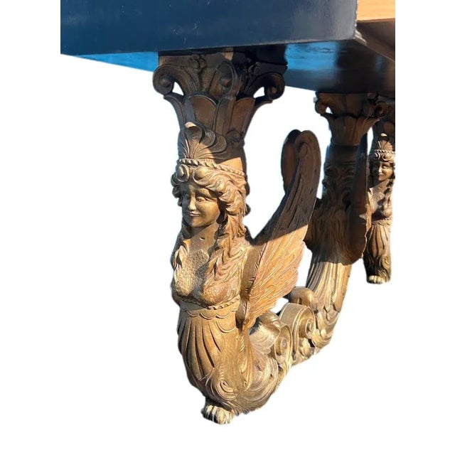 Custom Figural Mermaid Consoles - a Pair For Sale - Image 4 of 4