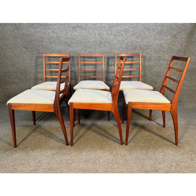 A. H. McIntosh & Co. Ltd. 6 Vintage Mid Century Modern Mahogany Dining Chairs by McIntosh For Sale - Image 4 of 9