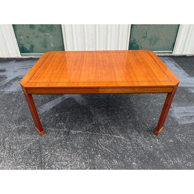 Wood Stickley 21st Century Collection Cherry Extension Dining Table For Sale - Image 7 of 12