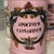 Early 19th Century Antique 19th Century Parisian Pharmacy Latin Apothecary Ceramic Jar Set 3 For Sale - Image 5 of 12