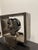 Gray Vintage Metal Face, 1974 For Sale - Image 8 of 13