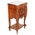 1940s Italian Hand-Carved Walnut Bedside Tables with Marble Tops, 1940s, Set of 2 For Sale - Image 5 of 9