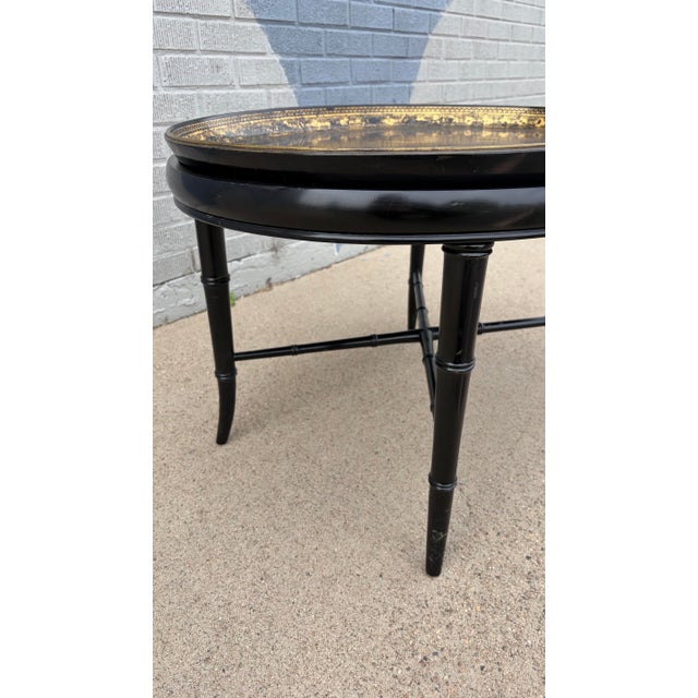 Late 19th Century English Chinoiserie Tray-Top Table For Sale - Image 4 of 12