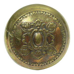 Antique 1900s Reading Creston Brass Passage Door Knob
