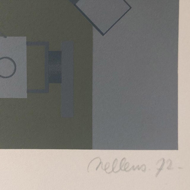 1970s Roger Nellens, Composition, 1972, Screenprint For Sale - Image 5 of 7