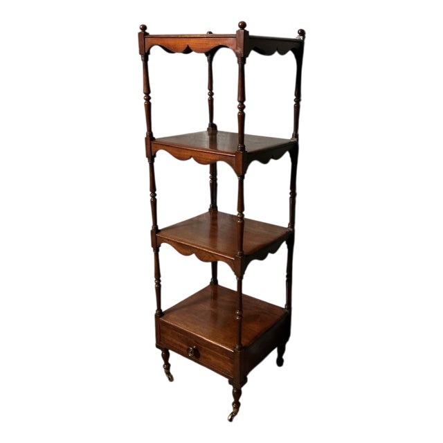 Georgian Mahogany Whatnot, 1820s For Sale