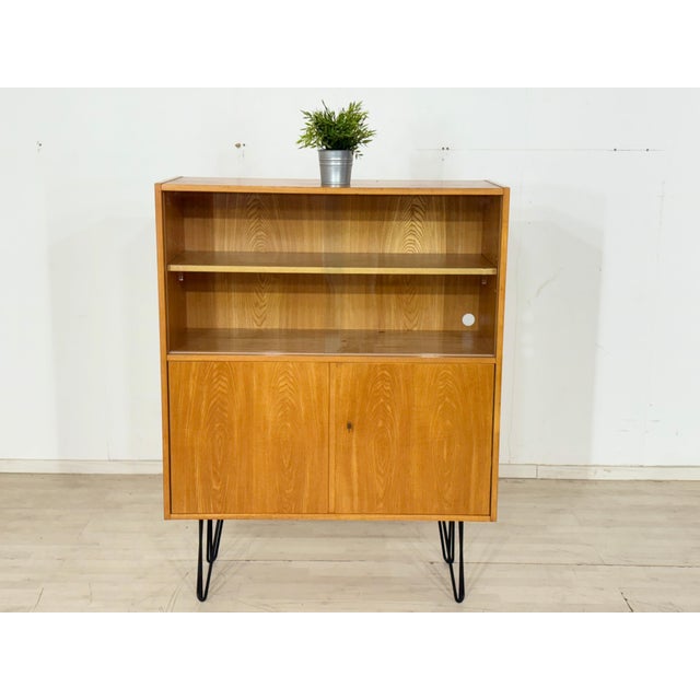 Vintage Highboard in Ash from VEB Hellerau For Sale - Image 14 of 14