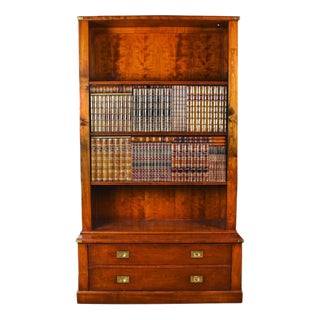 English Mahogany Concealed Flatscreen TV Cabinet, Late 20th Century For Sale
