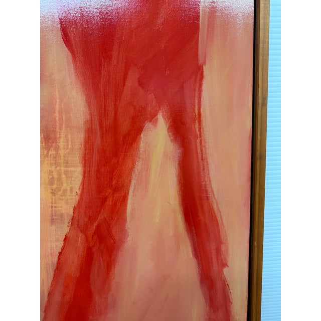 Abstract Expressionism Acrylic on Canvas, Framed For Sale - Image 4 of 12