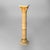 Antique Neoclassical Corinthian Style Genre Scene Sculpture Stand, Resin, C1930. 40 5/8" x 9" x 9". A beautifully crafted...