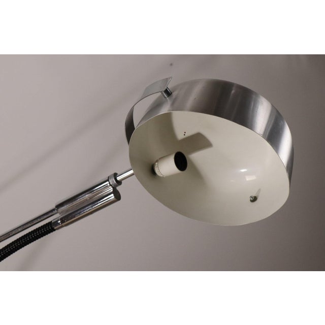 Vintage Arc Floor Lamp with Chromed Metal Arm, 1970 For Sale - Image 12 of 18