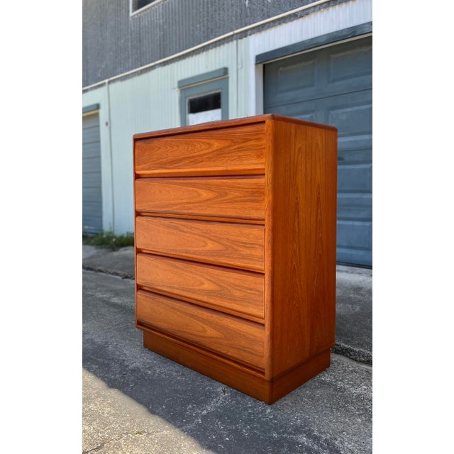 Teak Highboy Dresser or Chest of Drawers by Mobican of Canada Chairish