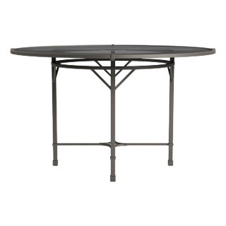 Brown Jordan Venetian 48" Round Dining Table, Mica frame For Sale