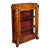 Antique Pier Cabinet, English, Walnut, Glazed Display Bookcase, Victorian, 1860 For Sale