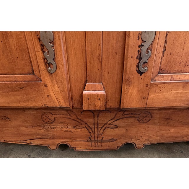 Mid 19th Century 19th Century French Cherry Buffet For Sale - Image 5 of 12