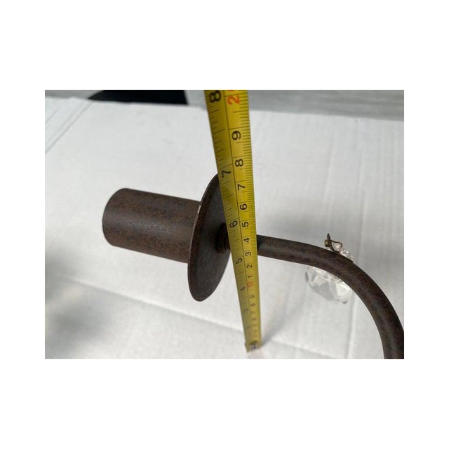 Not Yet Made - Made To Order Rush and Crystal Flowers Wall Lamp by Simoeng For Sale - Image 5 of 10