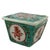 Chinese Antique Chinese Porcelain Condiment Set With 4 Matching Mother of Pearl Spoons For Sale - Image 3 of 11