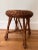 Mid-Century Modern Vintage Mid Century Wicker Stool For Sale - Image 3 of 11