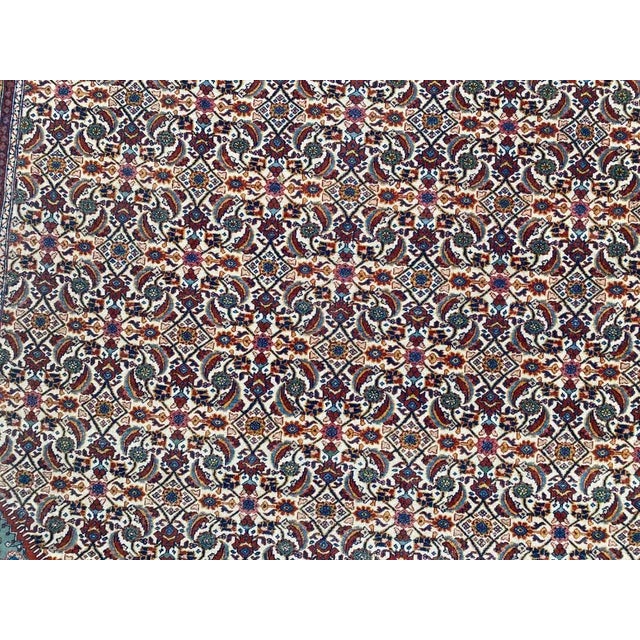 Antique Extremely Fine Tabriz Rug For Sale - Image 3 of 18