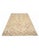 Mid-Century Modern Cream & Rust Modern Wool Rug For Sale - Image 3 of 6