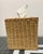 Rustic 1970s Natural Woven Rattan Tissue Box Holder For Sale - Image 3 of 8