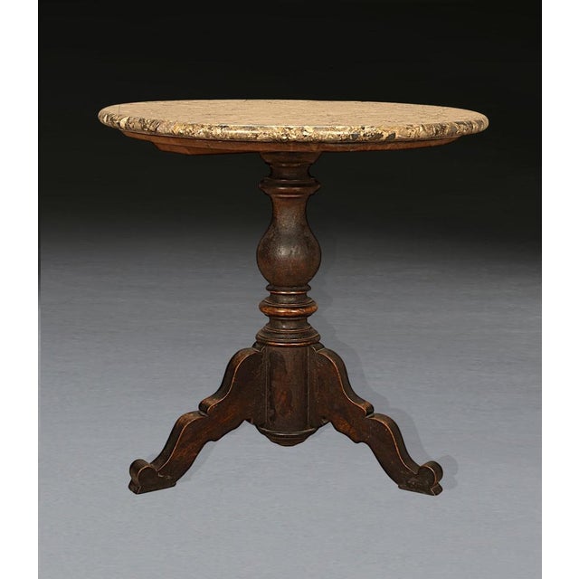 Antique Marble Top Centre Table, 1840 For Sale - Image 3 of 9