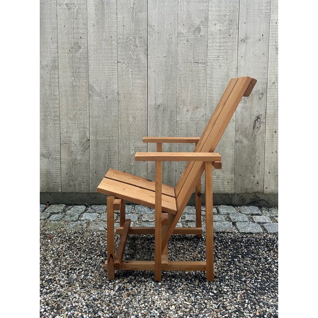 2010s Gerrit Rietveld Inspired Children's Chair For Sale - Image 5 of 5