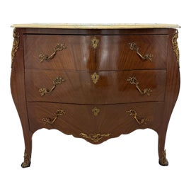 Example of Antique Bronze Finish Dressers and Chests of Drawers