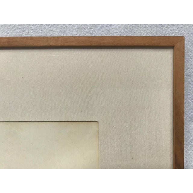 Cream Original Watercolor Painting of Strawberries ~ Irving Block, 1973 For Sale - Image 8 of 11