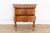 Italian Vintage Italian Walnut Veneer Bedside Nightstand For Sale - Image 3 of 11