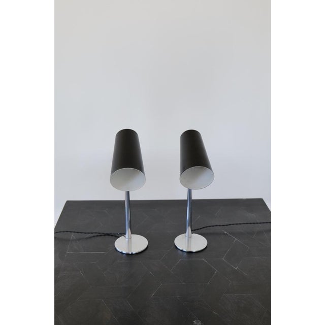 Mid-Century Modern Danish Table Lamps, 1950s, Set of 2 For Sale - Image 6 of 18