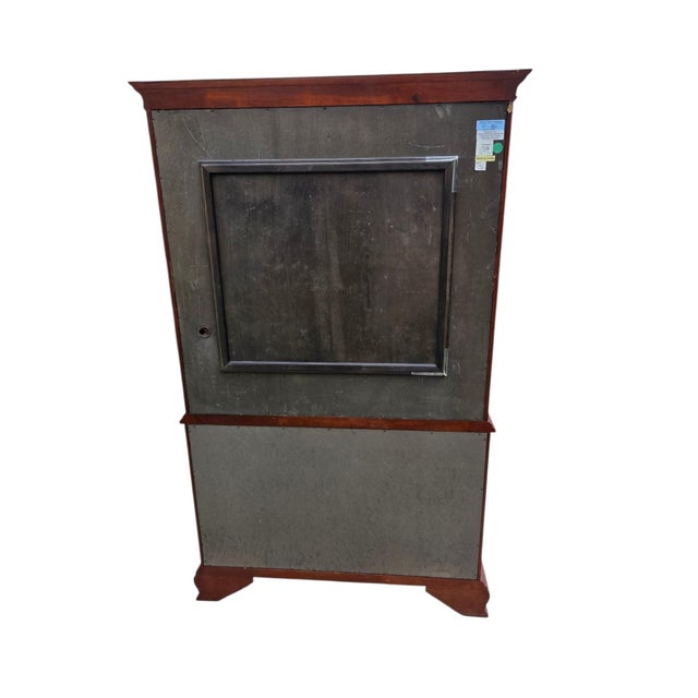 1990s Thomasville Collectors Cherry Dresser High Chest on Chest Armoire Wardrobe For Sale - Image 9 of 12