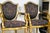 Set of Four Vintage Thomas W. Morgan Hand-Painted Neoclassical Gilt Armchairs For Sale - Image 4 of 14