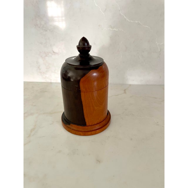 A Lignum Vitae Treen Container From Cuba For Sale - Image 4 of 8