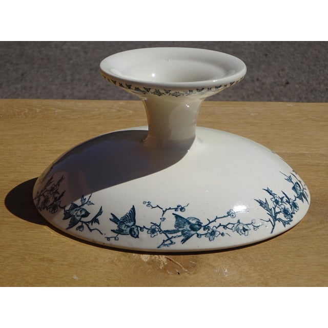 Small Terre De Fer Compote Dish from HB & Cie, 1890s For Sale - Image 13 of 18