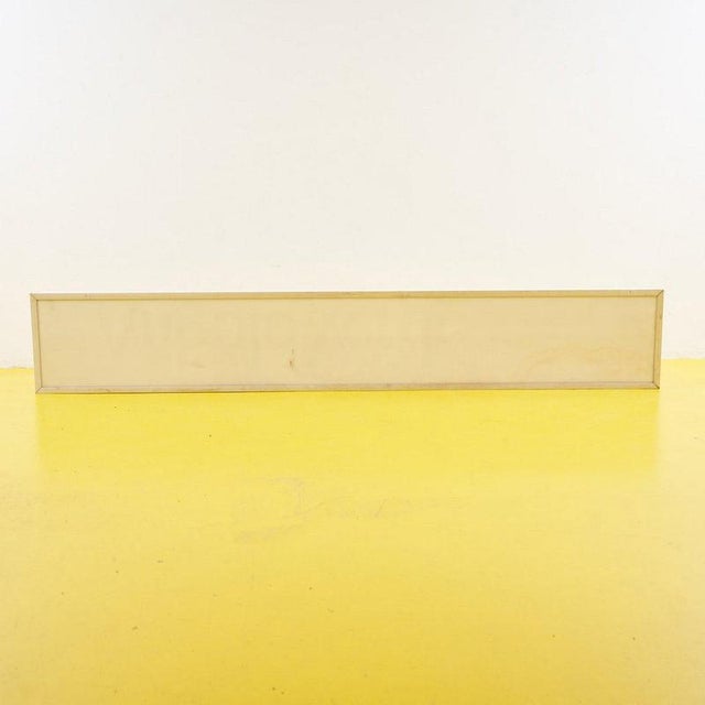 Vintage Outdoor Illuminated Sign For Sale - Image 5 of 5