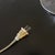 Off-white Simon Pearce Pomfret Crystal Lamp With White Linen Shade French Cord For Sale - Image 8 of 8